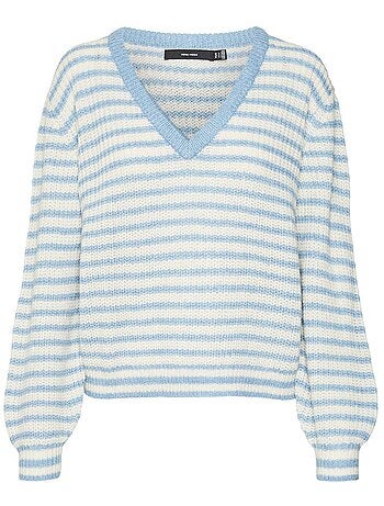 Camisola Bege/Cru Vero Moda Mearth para Mulher