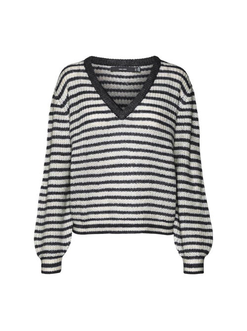Camisola Vero Moda Mearth para Mulher em Preto/Cru - Kiabi