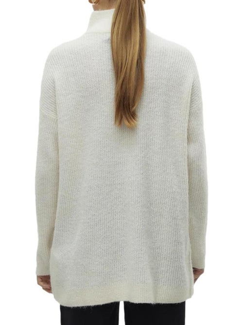 Camisola Vero Moda Mili com Fecho 1/4 para Mulher - Kiabi Camisola Vero Moda Mili com Fecho 1/4 para Mulher - Kiabi