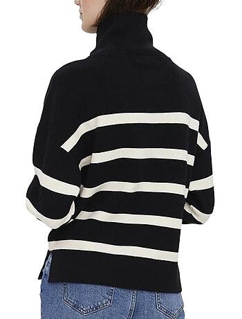 Camisola Vero Moda Saba para Mulher em Preto e Bege
