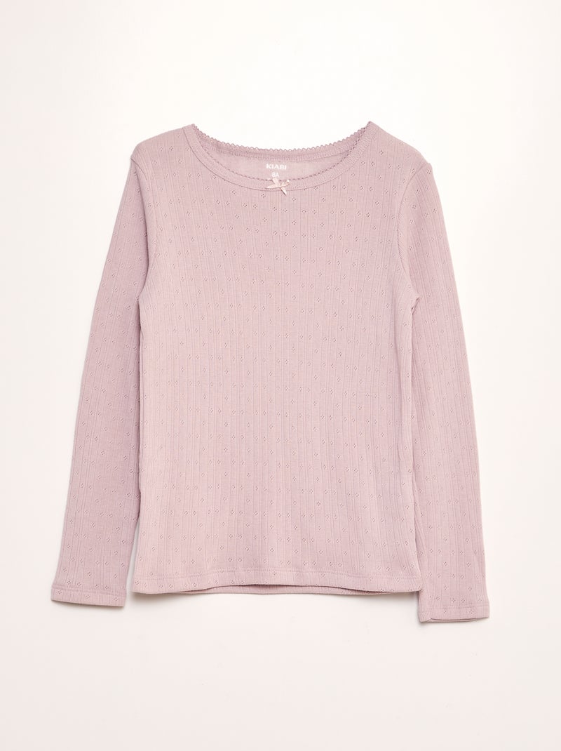 Camisolas interiores termorreguladoras  - lote de 2 ROSA - Kiabi