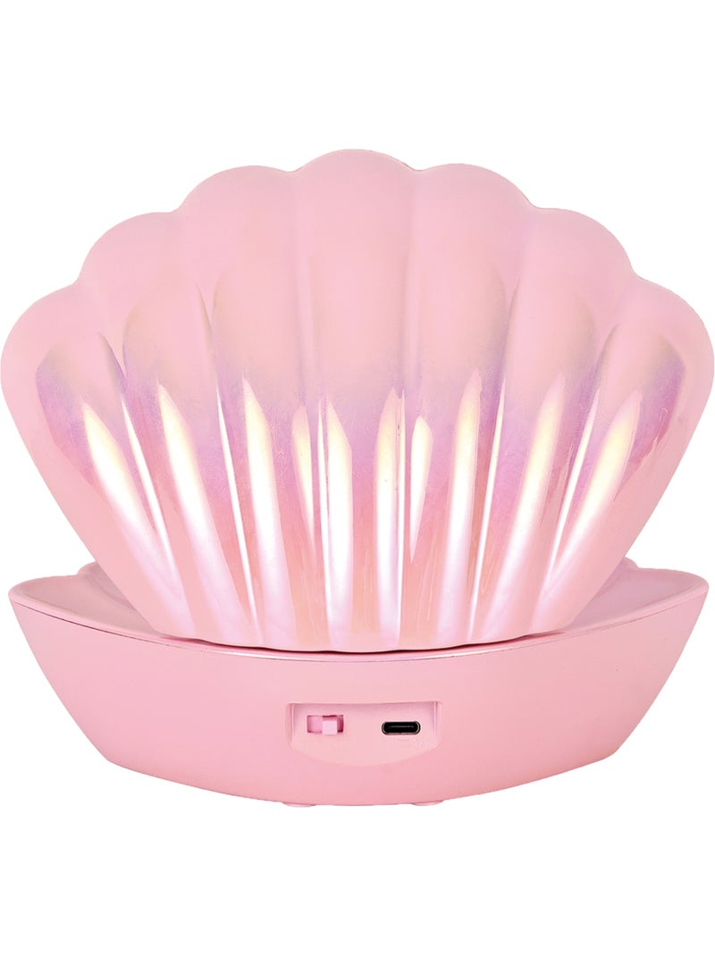 Candeeiro de concha iluminado com efeito brilhante Rosa - Kiabi