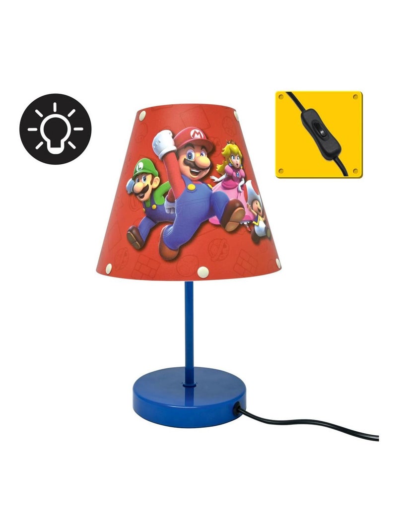 Candeeiro de mesa de cabeceira super mario Azul - Kiabi
