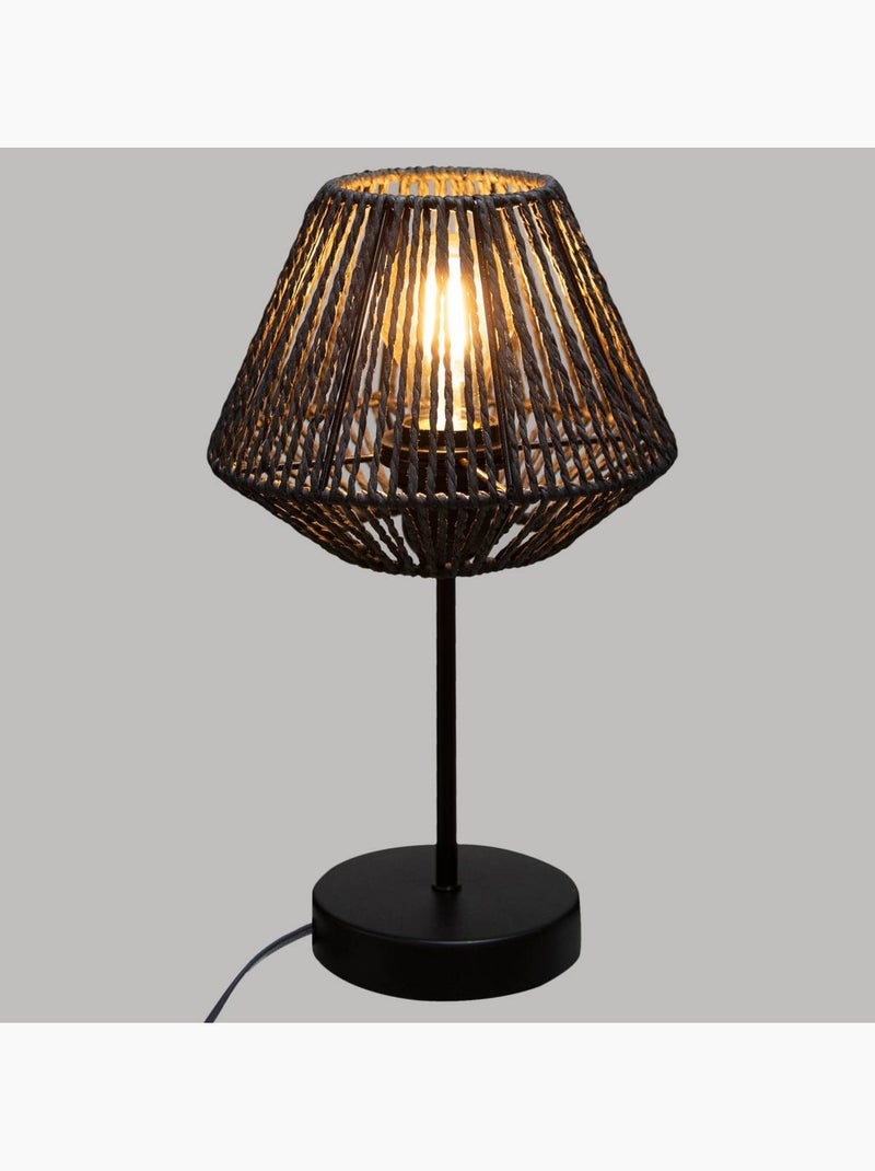 Candeeiro de mesa de corda Preto - Kiabi