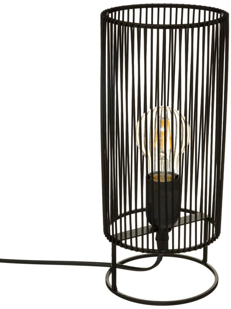 Candeeiro de mesa estilo indus Preto - Kiabi