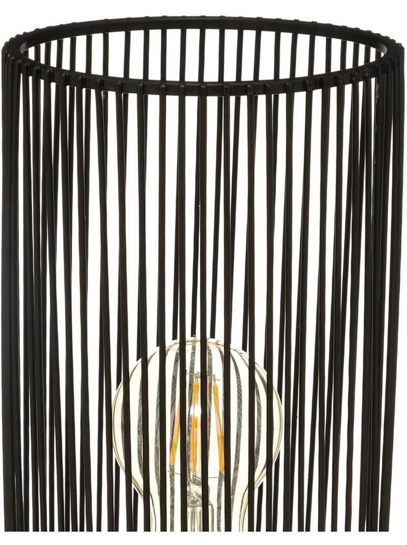 Candeeiro de mesa estilo indus Preto - Kiabi