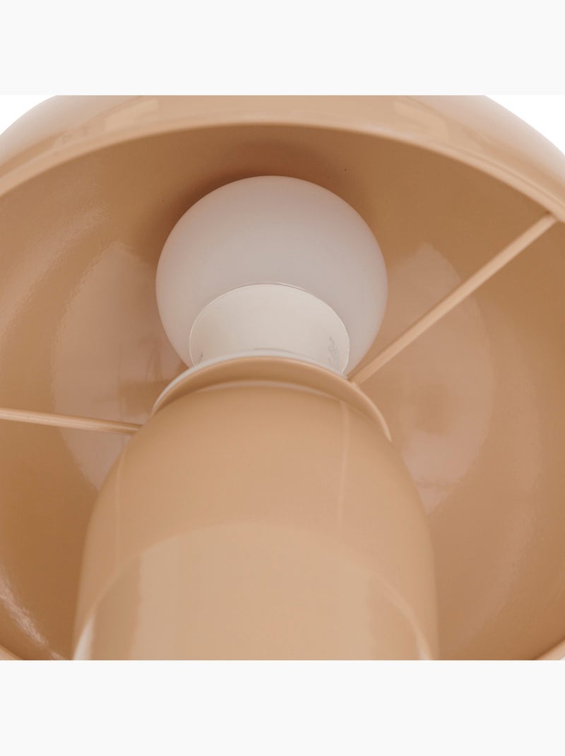 Candeeiro de metal em forma de cogumelo Bege - Kiabi