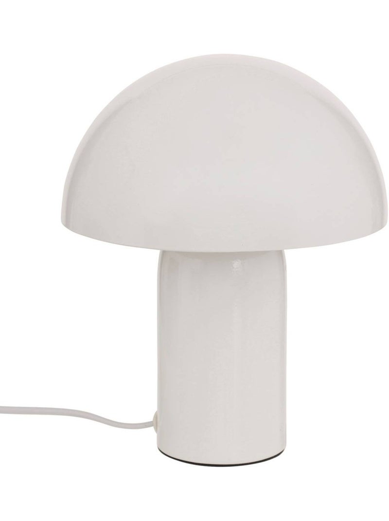 Candeeiro de metal em forma de cogumelo Branco - Kiabi