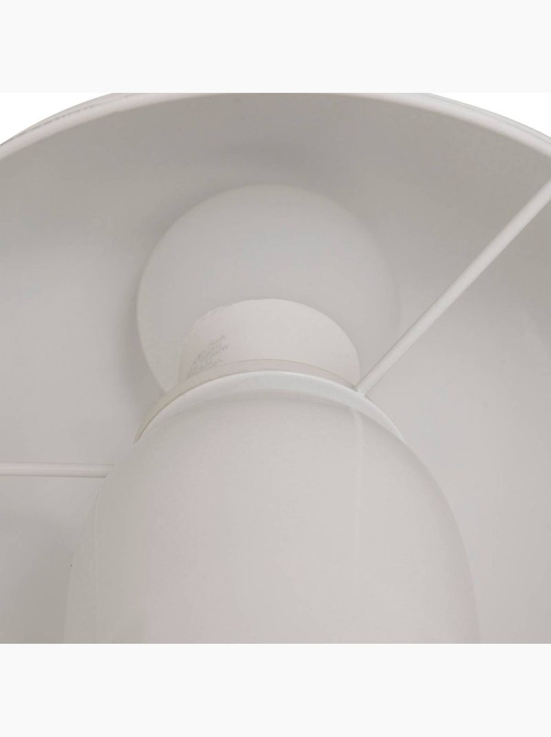 Candeeiro de metal em forma de cogumelo Branco - Kiabi