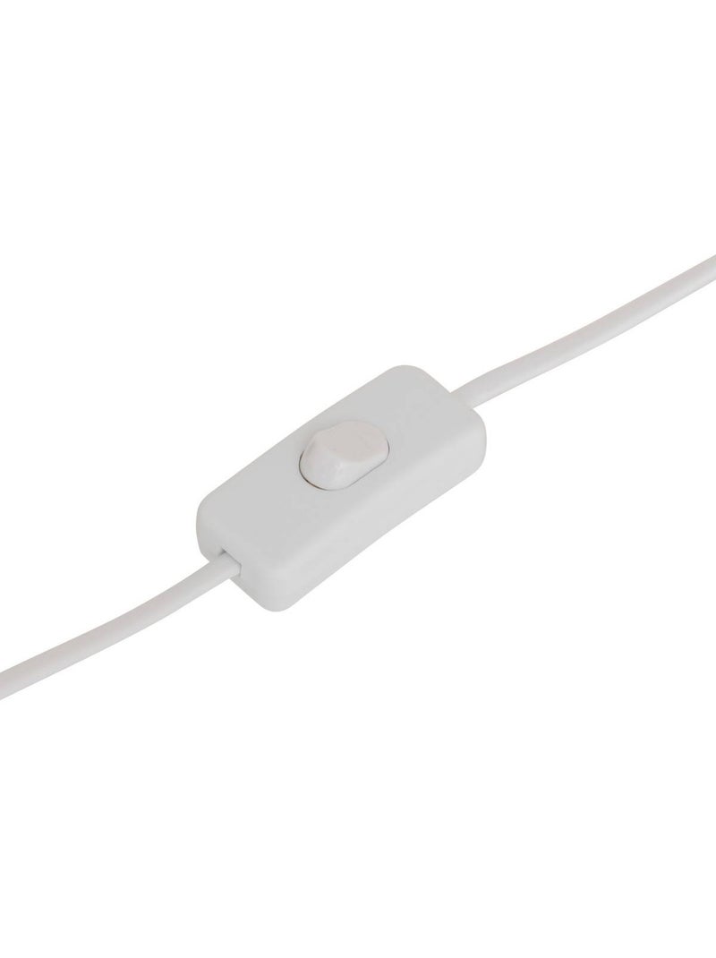 Candeeiro de metal em forma de cogumelo Branco - Kiabi
