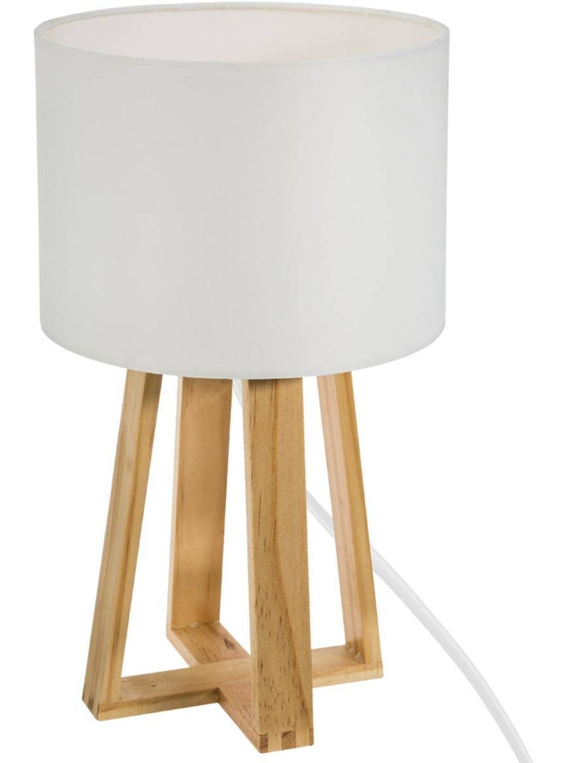 Candeeiro de tripé de estilo escandinavo Branco - Kiabi