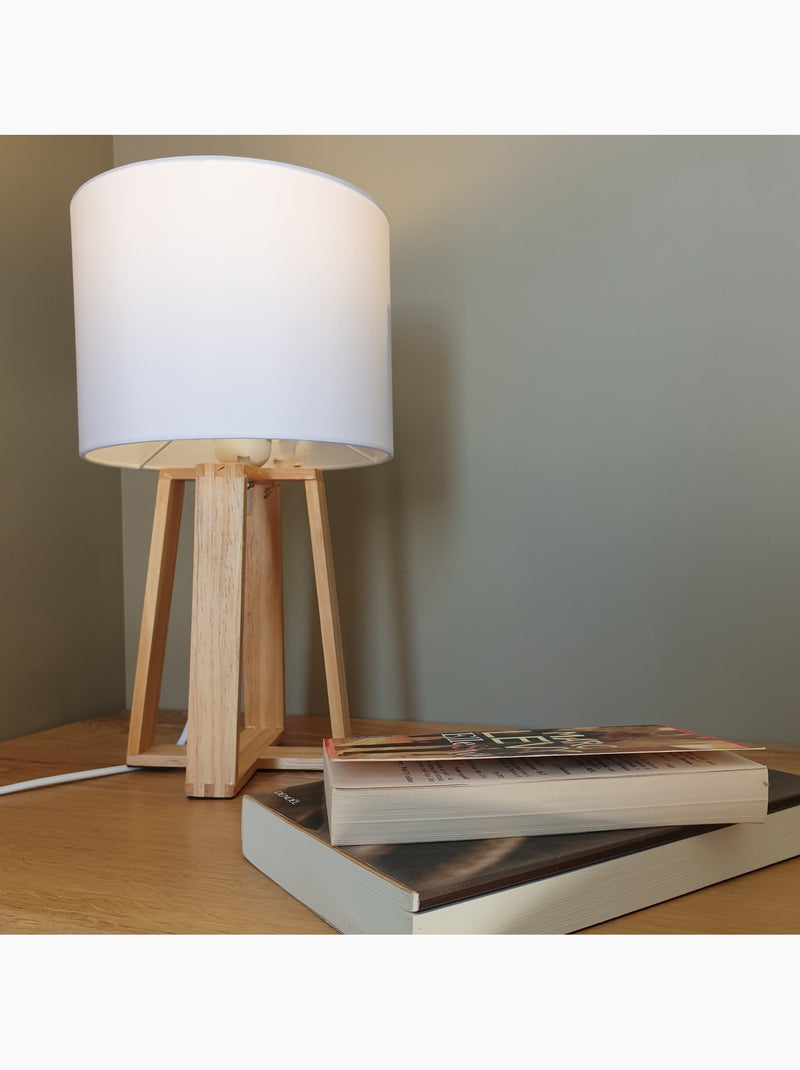 Candeeiro de tripé de estilo escandinavo Branco - Kiabi