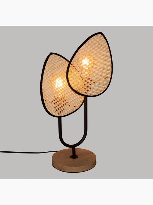 Candeeiro em forma de folhas, em rattan - Kiabi Candeeiro em forma de folhas, em rattan - Kiabi