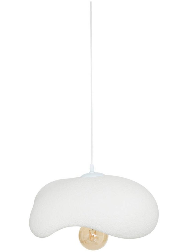 Candeeiro suspenso com design orgânico Branco - Kiabi