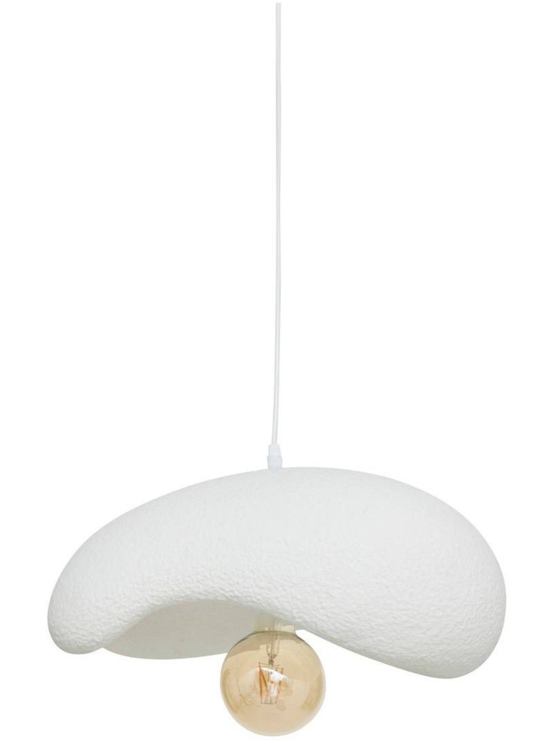 Candeeiro suspenso com design orgânico Branco - Kiabi