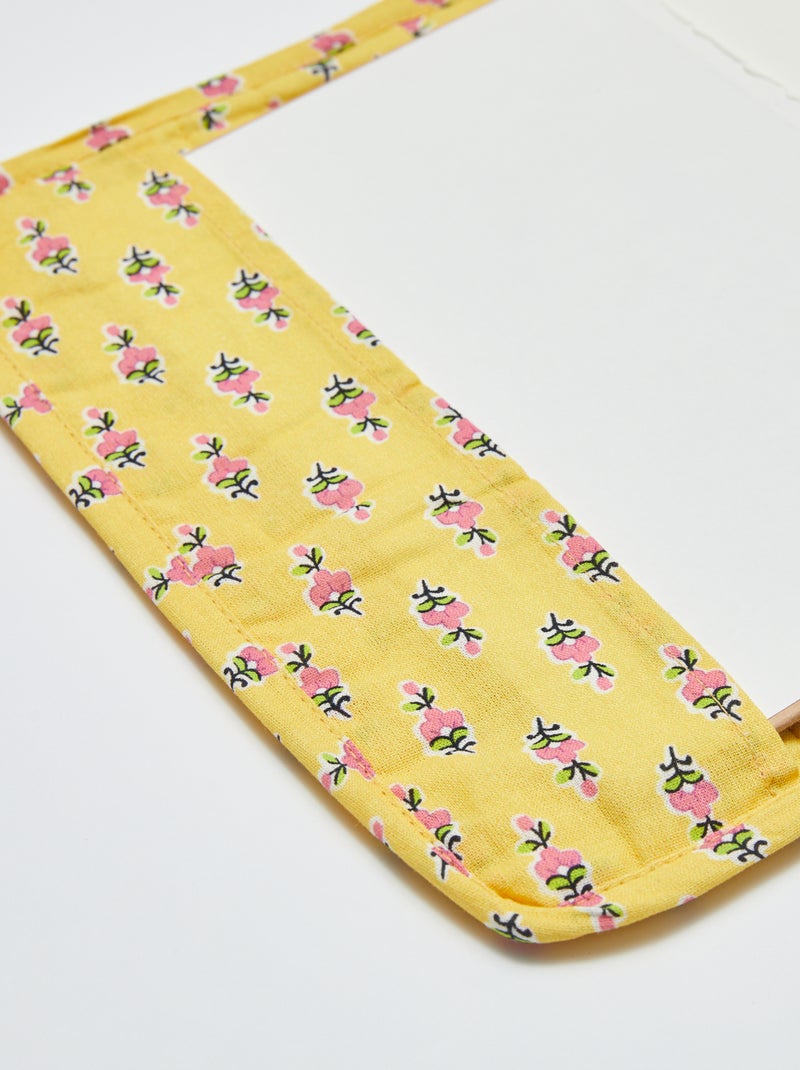 Capa acolchoada para caderno - Kiabi Home AMARELO - Kiabi