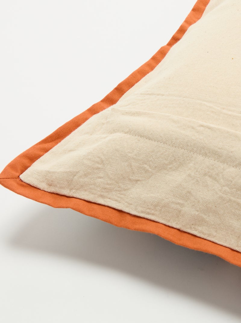 Capa de almofada - KIABI Home Laranja - Kiabi