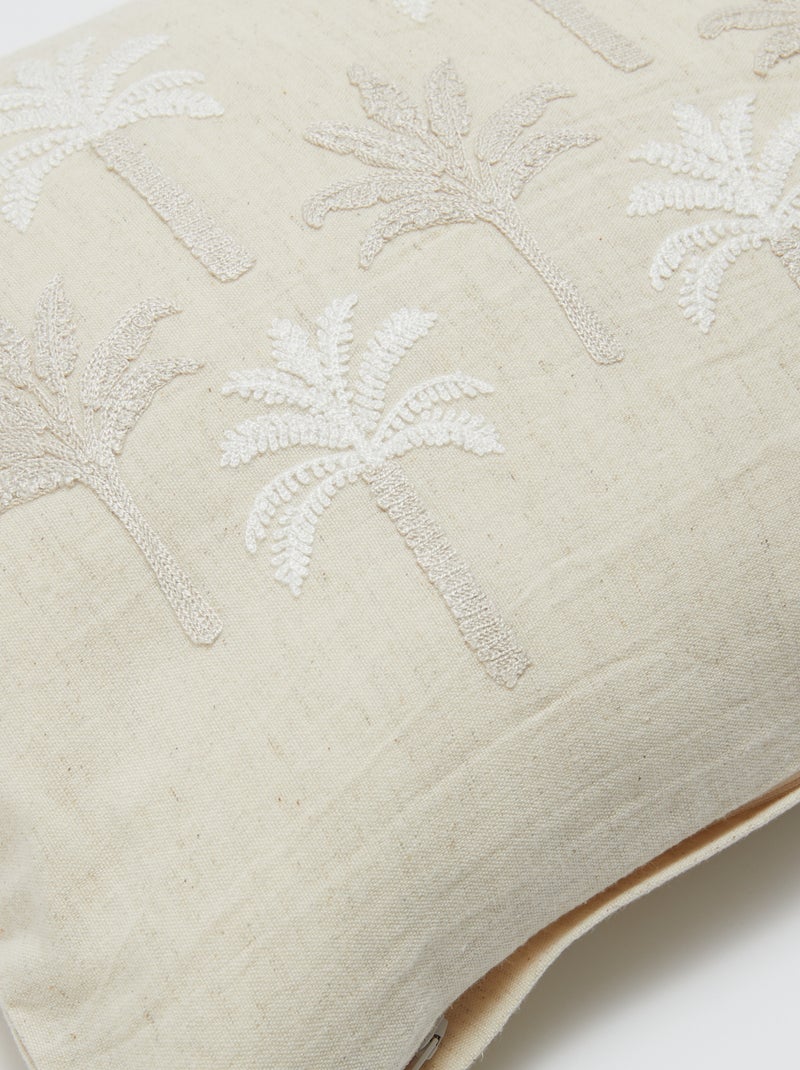 Capa de almofada (30x50 cm) em linho misto - Kiabi Home BEGE - Kiabi