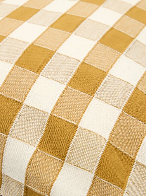 Capa de almofada aos quadrados (45x45 cm) - Kiabi Home - Kiabi