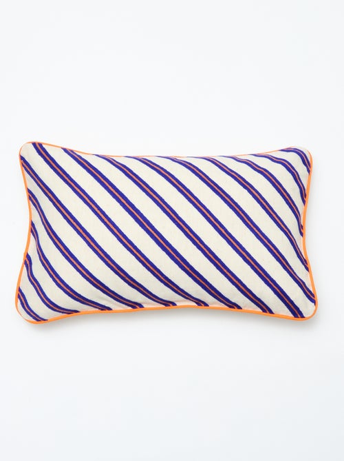 Capa de almofada às riscas (30x50 cm) - Kiabi Home - Kiabi