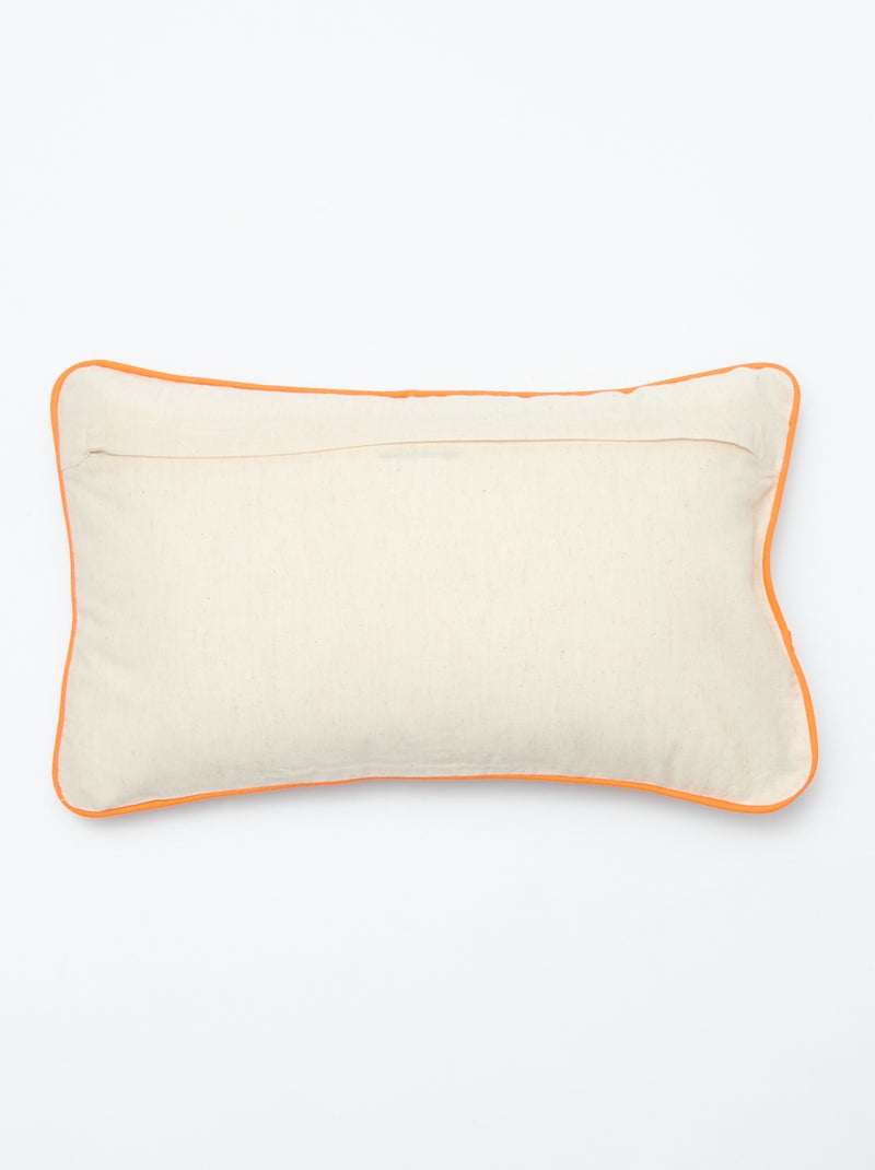 Capa de almofada às riscas (30x50 cm) - Kiabi Home Azul - Kiabi