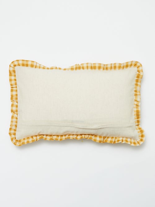 Capa de almofada às riscas (50 x 30 cm) - Kiabi