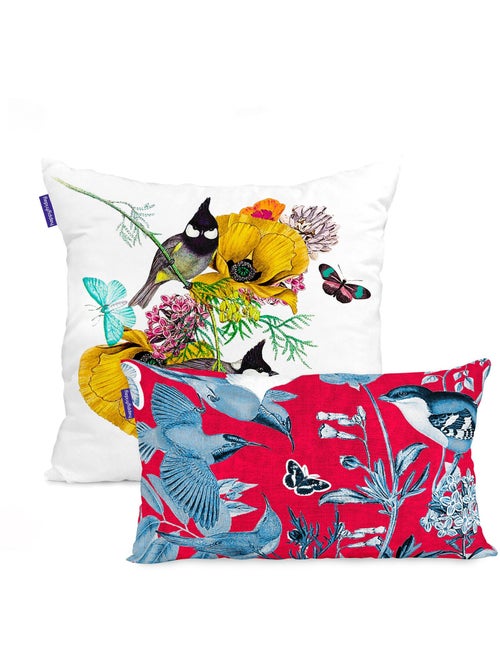 Capa de almofada Birds of paradise "Happyfriday" - Kiabi