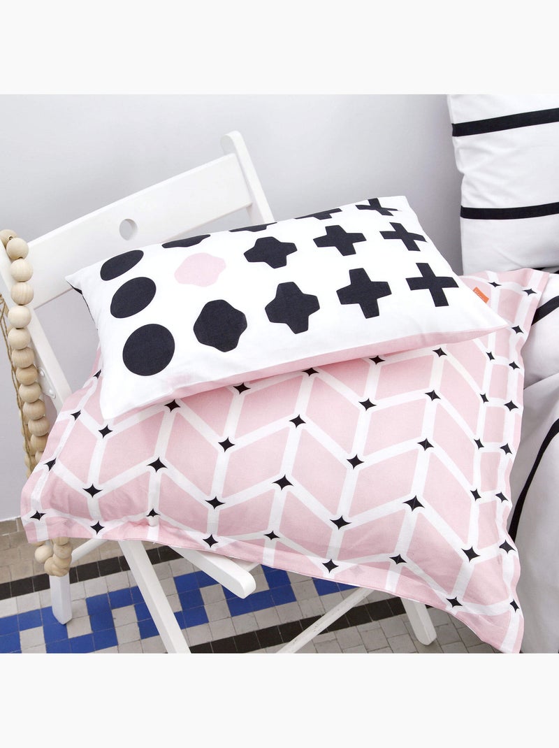 Capa de almofada Blush "Happyfriday" Multicolorido - Kiabi