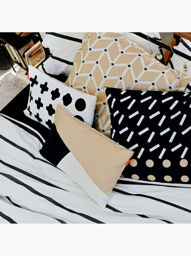 Capa de almofada blush sand "happyfriday" Multicolorido - Kiabi