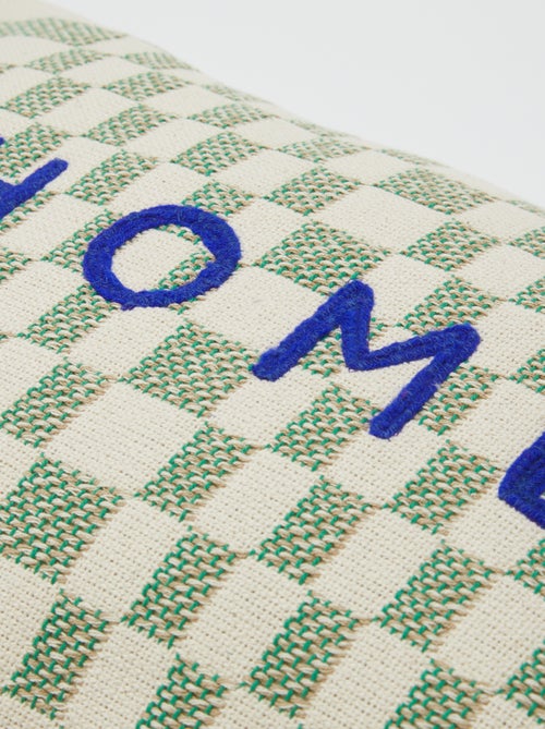 Capa de almofada bordada - Kiabi Home - Kiabi