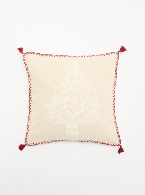 Capa de almofada bordada para o Natal - KIABI Home - Kiabi Capa de almofada bordada para o Natal - KIABI Home - Kiabi