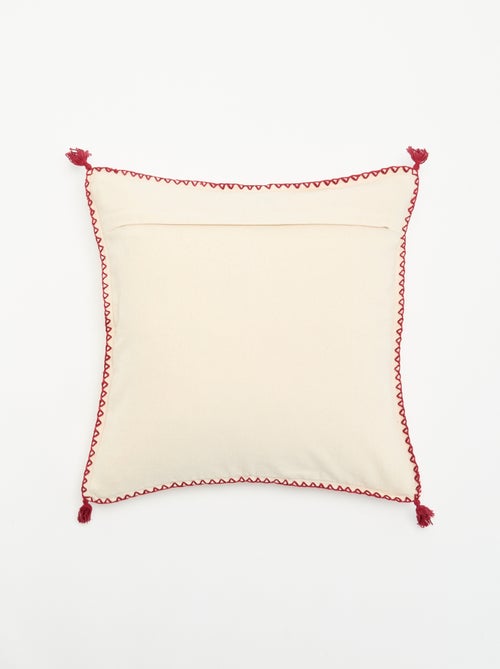 Capa de almofada bordada para o Natal - KIABI Home - Kiabi Capa de almofada bordada para o Natal - KIABI Home - Kiabi