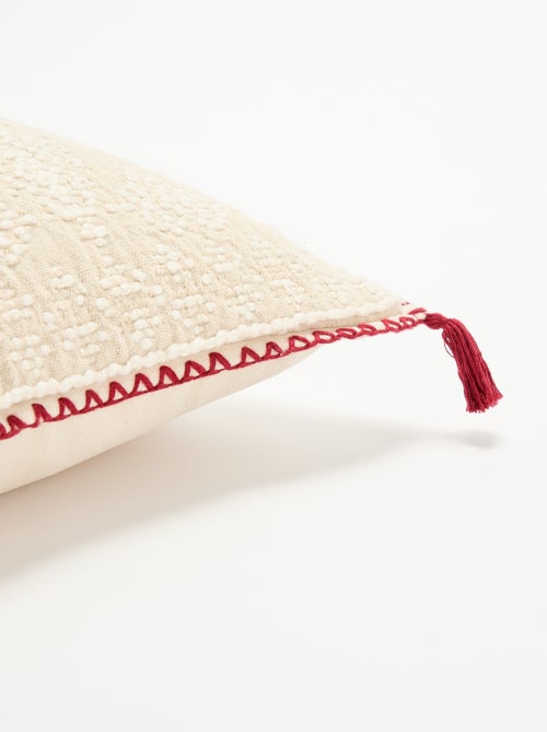 Capa de almofada bordada para o Natal - KIABI Home - Kiabi Capa de almofada bordada para o Natal - KIABI Home - Kiabi