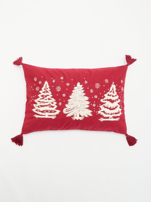 Capa de almofada bordada para o Natal - KIABI Home - Kiabi Capa de almofada bordada para o Natal - KIABI Home - Kiabi