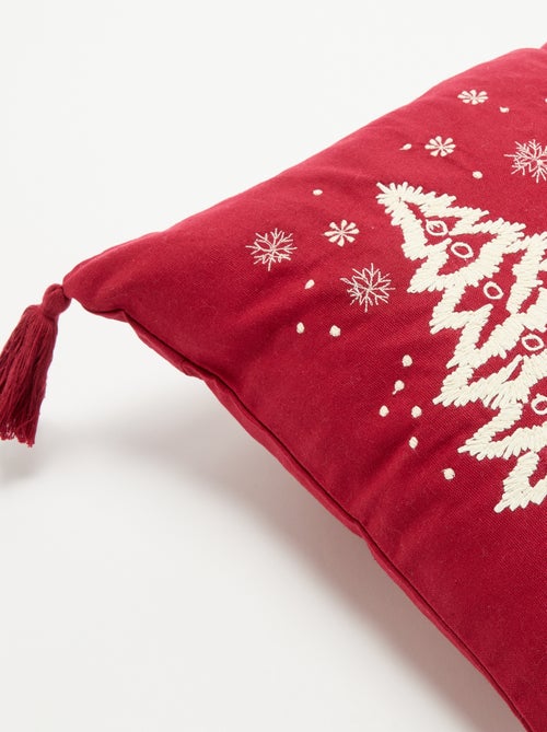 Capa de almofada bordada para o Natal - KIABI Home - Kiabi Capa de almofada bordada para o Natal - KIABI Home - Kiabi
