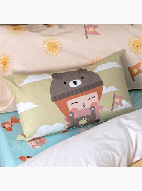 Capa de almofada Camping "Happyfriday" - Kiabi Capa de almofada Camping "Happyfriday" - Kiabi