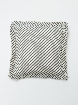 Capa de almofada com folhos (45 x 45 cm)