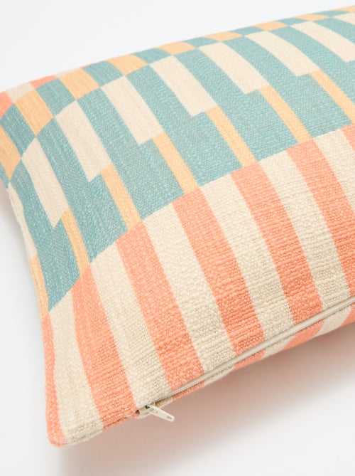 Capa de almofada com padrões geométricos - Kiabi