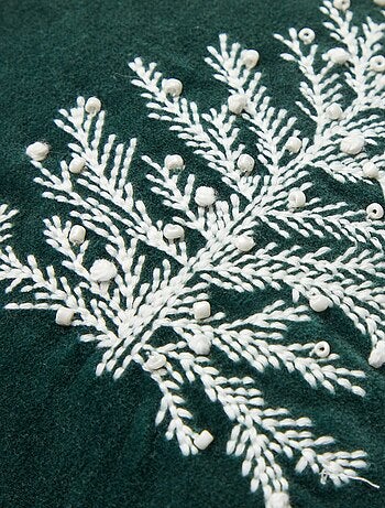 Capa de almofada de Natal em algodão 30 x 50 cm