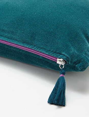 Capa de almofada de veludo (45 x 45 cm)