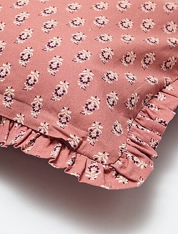 Capa de almofada de veludo com estampado (30x50 cm) - Kiabi Home