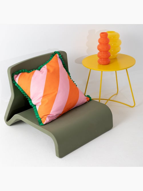 Capa de almofada decorativa Color pop "Happyfriday" - Kiabi