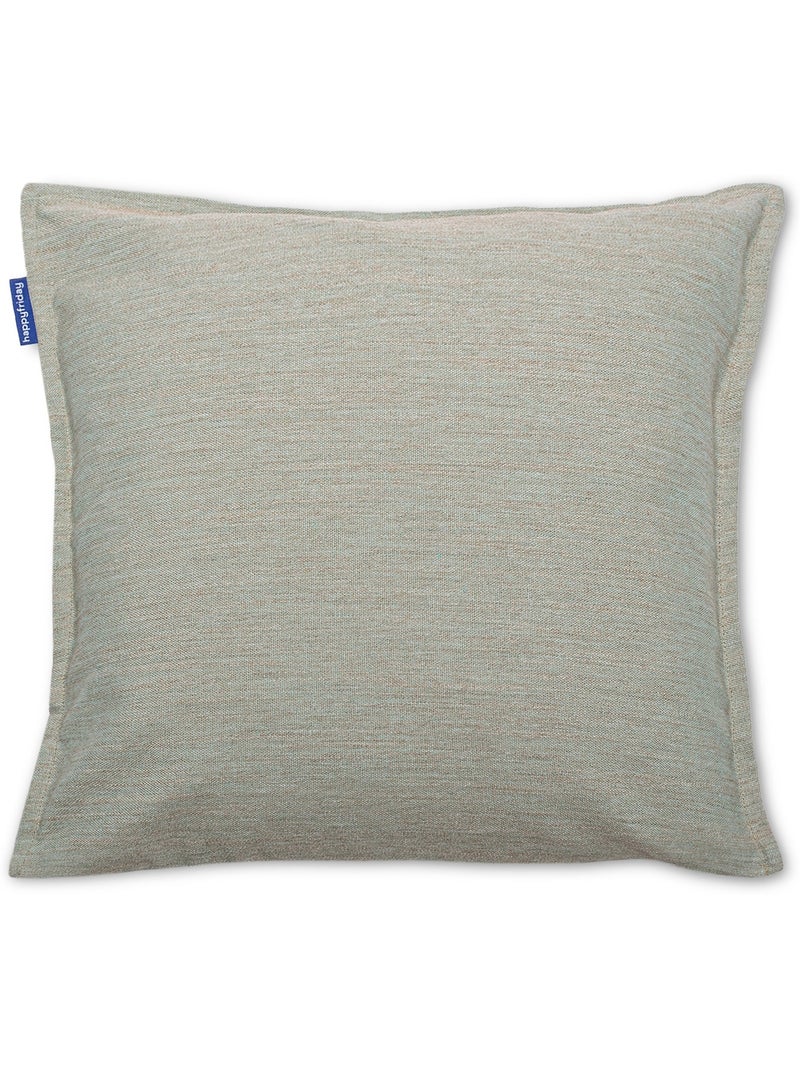 Capa de almofada decorativa Twill "Happyfriday" Azul claro - Kiabi