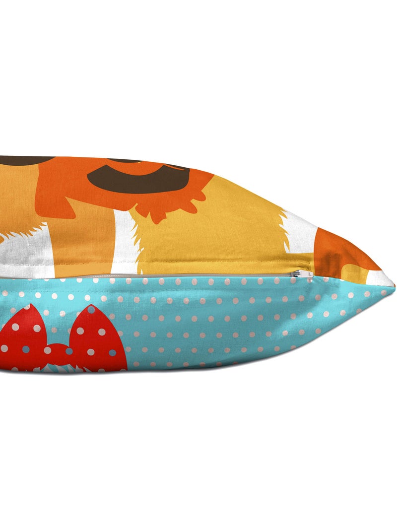 Capa de almofada Dogs "Happyfriday" Multicolorido - Kiabi