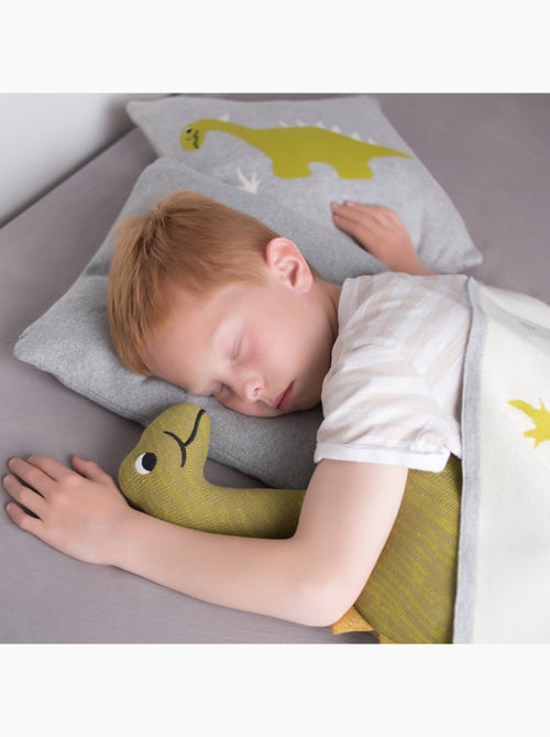 Capa de almofada em algodão biológico tricotado | sevira kids - Kiabi Capa de almofada em algodão biológico tricotado | sevira kids - Kiabi