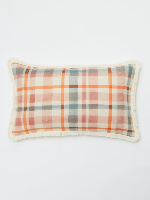 Capa de almofada em linho misto (50x30 cm) - Kiabi Home - Kiabi Capa de almofada em linho misto (50x30 cm) - Kiabi Home - Kiabi