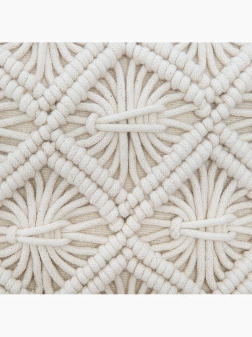 Capa de almofada em macramé - Kiabi Capa de almofada em macramé - Kiabi