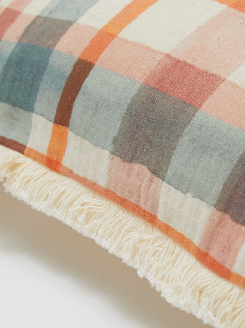 Capa de almofada em mistura de linho (50x30 cm) -  Kiabi Home - Kiabi