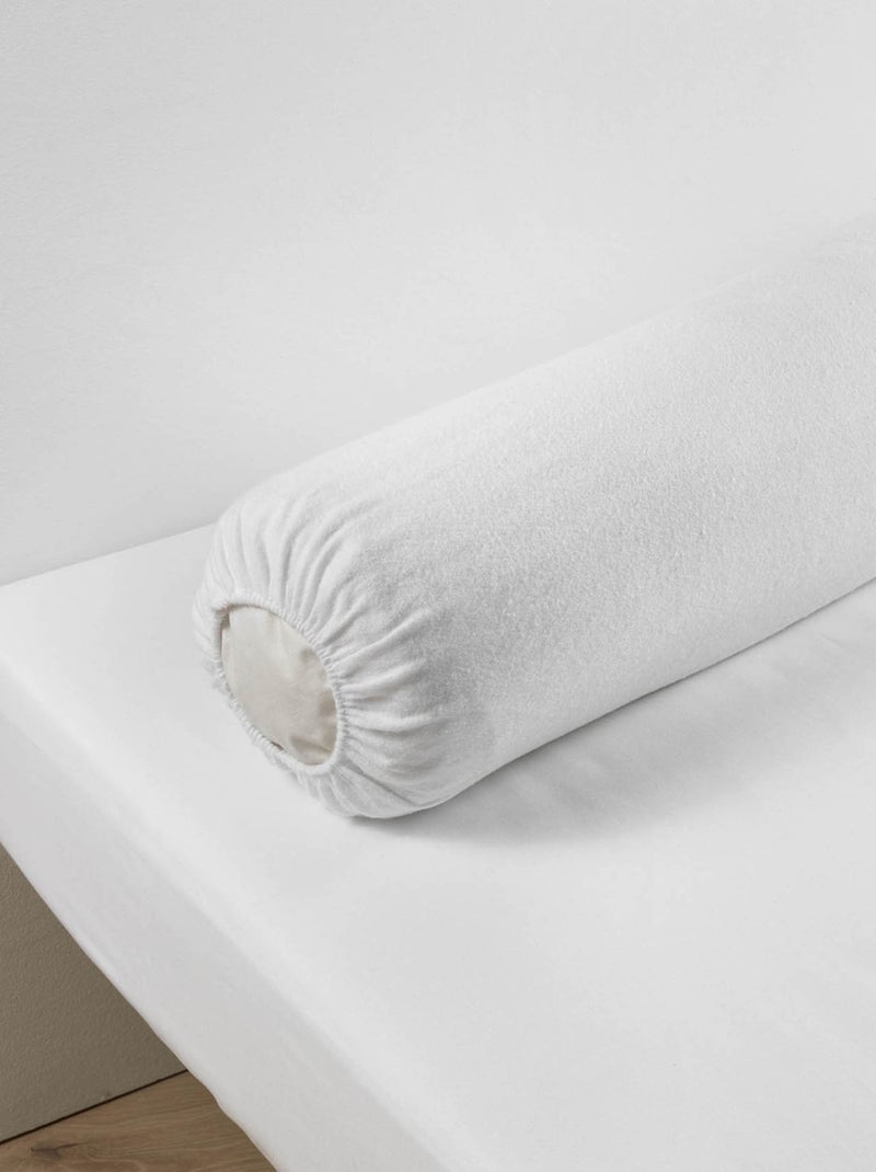 Capa de almofada em velo 100% algodão Branco - Kiabi