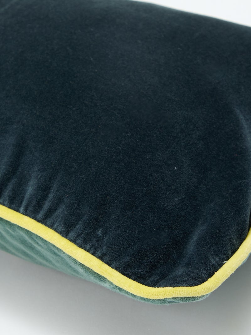 Capa de almofada em veludo (30x50 cm) - Kiabi Home Cinza - Kiabi